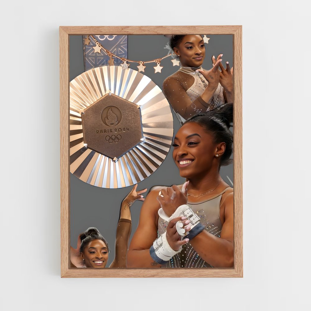 Poster Simone de biles (vue 4)